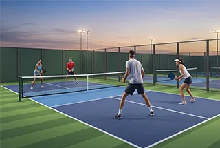 Pickelball Court at Sai World One